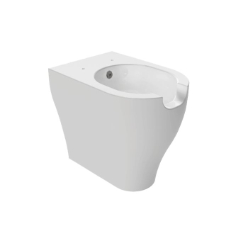 Wc con Bidet integrato App Flaminia Filomuro Disabili 54x36x H48 cm Scarico a Vortice Bianco Lucido