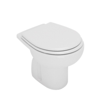 Toilette Clever siphon de sol cm. 51x37 blanc brillant