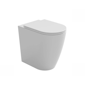 WC Azzurra Comoda H50 Filomuro Scarico Traslato Rialzato 56x36 bianco
