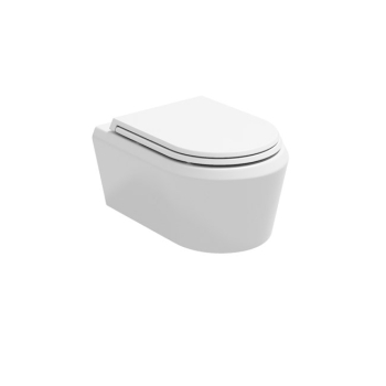 Water Cruise sospeso senza brida (rimless) cm. 53x39 bianco lucido di Ceramica GSG