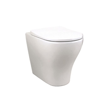 WC Wabi Filomuro Senza Brida 52x34 cm Bianco Lucido