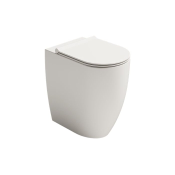 WC Alice Form Filomuro rialzato Senza Brida Traslato 54x35 bianco
