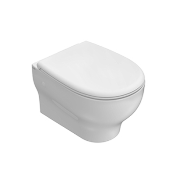 Toilette Grace suspendu sans rebord cm. 52x36 blanc brillant