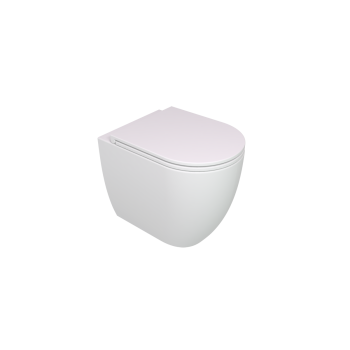 Water Like filomuro senza brida (rimless) cm. 52,5x36 bianco opaco di Ceramica GSG
