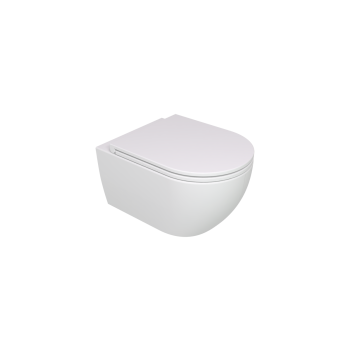Water Like sospeso senza brida (rimless) cm. 52,5x36 bianco opaco di Ceramica GSG