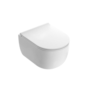 WC Globo Mode 46cm Sospeso Senza Brida Profondità Ridotta 46x34 bianco