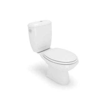 Water Donatello New con cassetta di scarico e scarico a terra cm. 65,5x36 bianco lucido