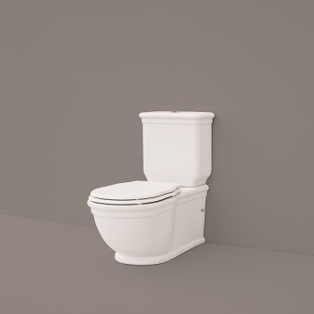 Sanitari Hermitage monoblocco con sedile in noce massello softclose cm. 71x36 di Art Ceram