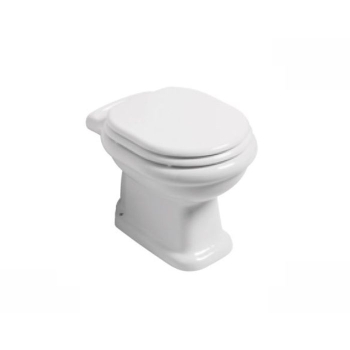 Wc Irwell Staccato da Muro 54x40 cm con Scarico a Parete Bianco Lucido
