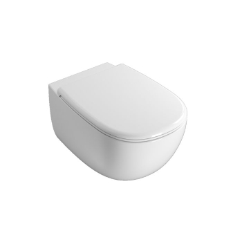 WC Globo Daily New Sospeso Senza Brida 53x35 Bianco Lucido Fissaggi Inclusi