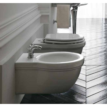 Sanitari Ethos sospesi cm. 55x38 con sedile standard di Ceramica Galassia