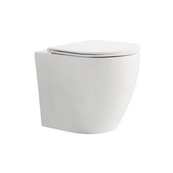 WC Azzurra Lilac Filomuro Vortice Senza Brida 55x36 bianco