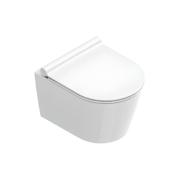 Wc Zero Sospeso 46x35 cm Silentech Bianco Lucido Ceramica Catalano