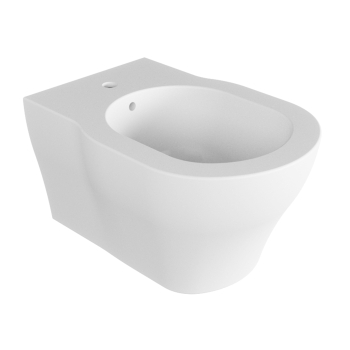 Bidet XL sospeso cm 61x43 bianco lucido con fissaggio incluso di Ceramica Azzurra