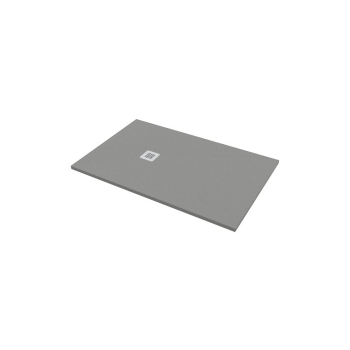 Piatto doccia 80x130 Marmo Resina Slim H2,7 Ardesia Effetto Grigio Opaco