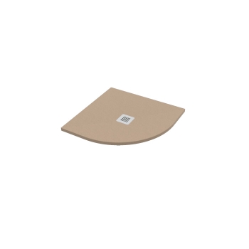 Piatto doccia 80x80 Angolare Marmo Resina Slim H2,8 Ardesia Effetto Pietra Sabbia Opaco
