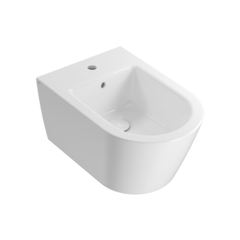 Bidet Sospeso Forty3 Globo 55x36: Design Moderno Monoforo Bianco Lucido