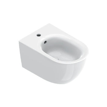 Bidet Sfera Sospeso 55x35 cm Monoforo Bianco Lucido Ceramica Catalano