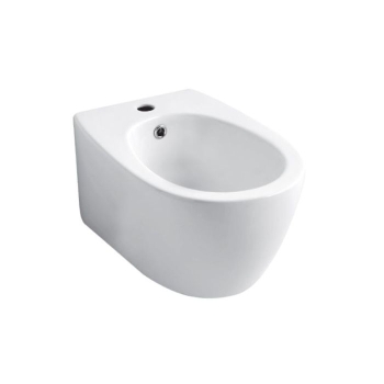 Bidet Atlas Sospeso 53x36 cm Monoforo Bianco Lucido