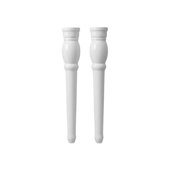 Coppia Gambe per Lavabo Hermitage in ceramica BIanca Lucida