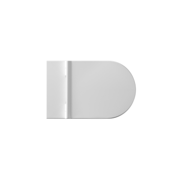 Copriwater Alice Form/Unica Originale in Termoindurente Soft Close Sottile bianco