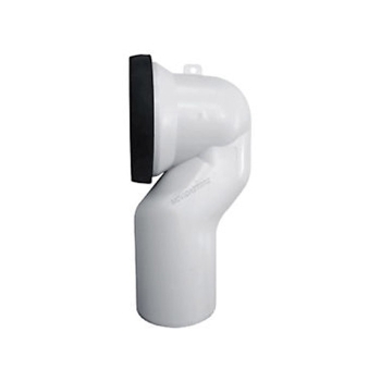 Curva tecnica standard per raccordi a terra per water di Ceramica Azzurra