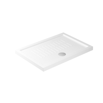 Piatto doccia 70x100 Ceramica H4,5 Galassia Flat bianco lucido