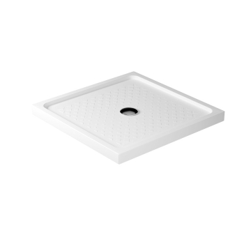 Piatto doccia 80x80 Ceramica H6 Galassia Flat bianco lucido