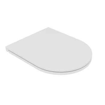 Copriwater GSG Like/Flut Originale in Termoindurente Soft Close Sottile a Sgancio Rapido bianco