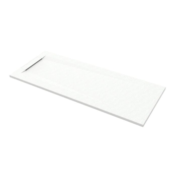 Piatto Doccia 70x170 Marmo Resina Slim H3 Rubino Vertical Bianco Opaco