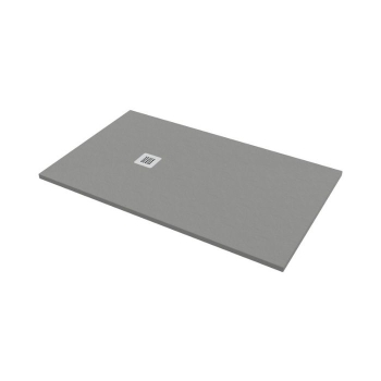 Piatto doccia 100x150 Marmo Resina Slim H2,7 Ardesia Effetto Grigio Opaco