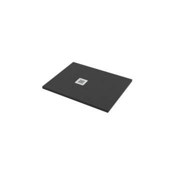 Piatto doccia 70x80 Marmo Resina Slim H2,7 Ardesia Effetto Grafite Opaco