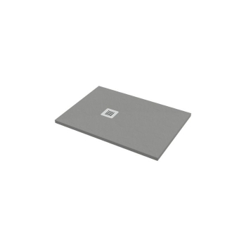 Piatto doccia 75x100 Marmo Resina Slim H2,7 Ardesia Effetto Grigio Opaco