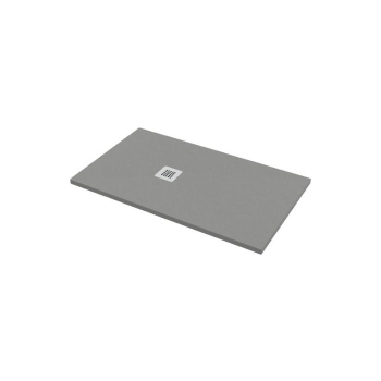 Piatto doccia 75x120 Marmo Resina Slim H2,7 Ardesia Effetto Grigio Opaco