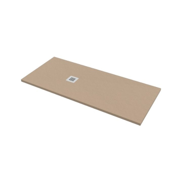 Piatto doccia 75x160 h.2,8 in marmo resina effetto pietra sabbia opaco Ardesia