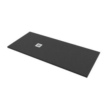 Piatto doccia 80x200 Marmo Resina Slim H2,7 Ardesia Effetto Grafite Opaco