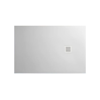 Piatto doccia 80x140 h.3 in ceramica bianco opaco Ceramic.30 di Tamanaco