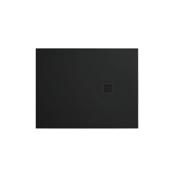 Piatto doccia 80x90 h.3 in ceramica nero opaco Ceramic.30 di Tamanaco