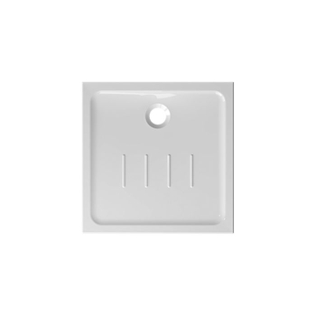Piatto doccia 80x80 Ceramica H4,5 Globo Docciaviva bianco lucido