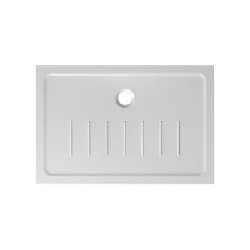 Piatto doccia 80x120 Ceramica H4,5 Globo Docciaviva bianco lucido