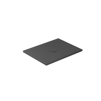 Piatto doccia 120x80 Ceramica Slim H3 Galassia Folia Nero Opaco