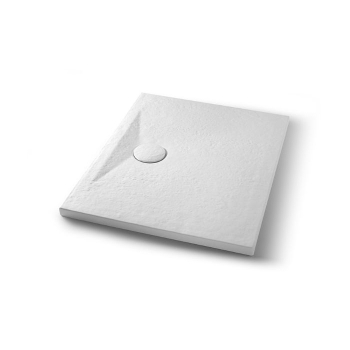 Piatto doccia 70X90 Ceramica H4 Azzurra Pietraceramica Bianco Opaco