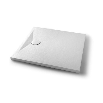 Piatto doccia 90x90 Ceramica H4 Azzurra Pietraceramica Bianco Opaco