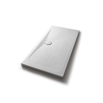 Piatto doccia 70x140 Ceramica H4 Azzurra Pietraceramica Bianco Opaco