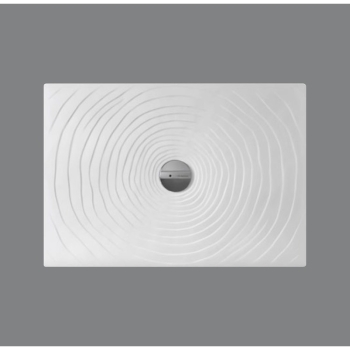 Piatto doccia 70x100 Ceramica H5,5 Flaminia Water Drop bianco lucido