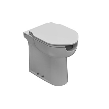 WC Globo Ausilia H50 Disabili Distanziato Scarico Trasformabile 56x37 con Apertura Frontale bianco