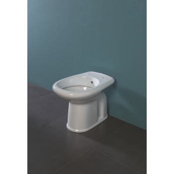 Water/bidet Confort scarico terra cm. 52x36,5 bianco lucido di Ceramica Alice
