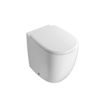 WC Globo Daily New Filomuro Senza Brida Scarico Traslato 53x35 Bianco Lucido