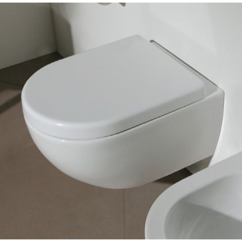 Water App Mini sospeso salvaspazio cm. 48,5x36 bianco lucido di Ceramica Flaminia