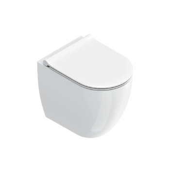 Wc Sfera Filomuro 50x35 cm Scarico Silentech Bianco Lucido Ceramica Catalano